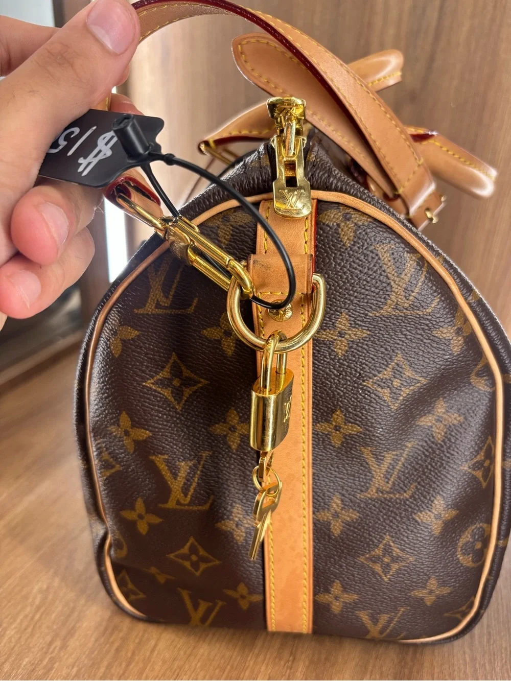 Louis Vuitton Speedy 30 Bandouliere Monogram Canvas Shoulder Bag